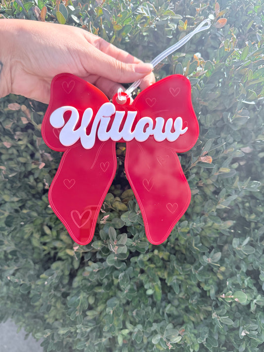 Bow tag- scored